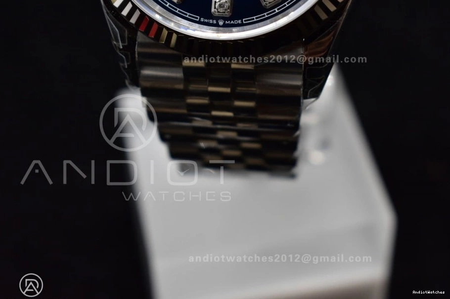 DateJust Blue Edition Jubilee On SmartChoice Bracelet VS 400 Diamond 904L VSF 36 Best SS Steel Dial 1:1 126234 0426